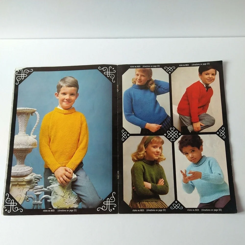 Brunswick Volume 626 Wonderland – 1968 Vintage‎ Kids' Knitting Pattern Booklet